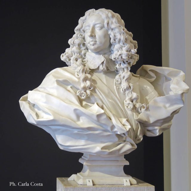 Il busto in marmo di Francesco I d'Este realizzato dal Bernini