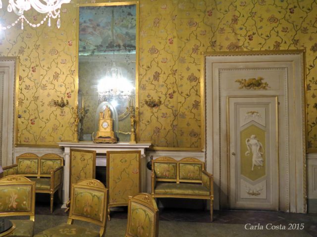 Salotto giallo a Palazzo Martelli a Firenze