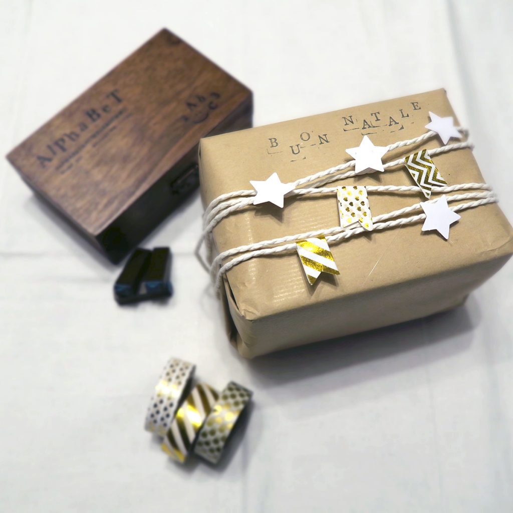 packaging di natale a stella fai da te