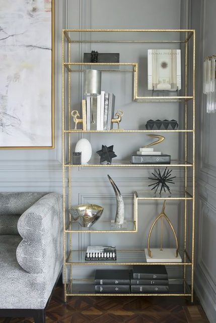 arredo oro per la libreria