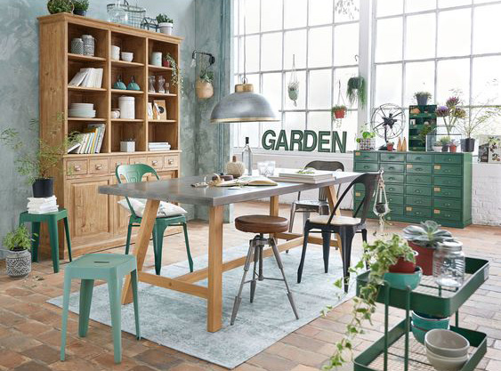 Verde creativo per decorare casa con fiori e piante
