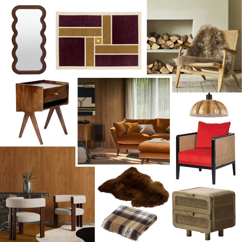 arredamento stile retro anni '70