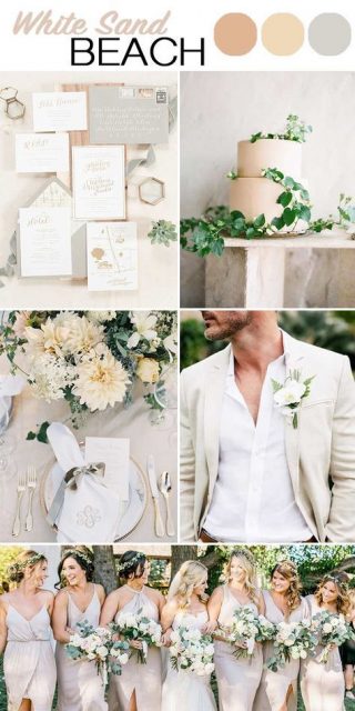 palette matrimonio in spiaggia