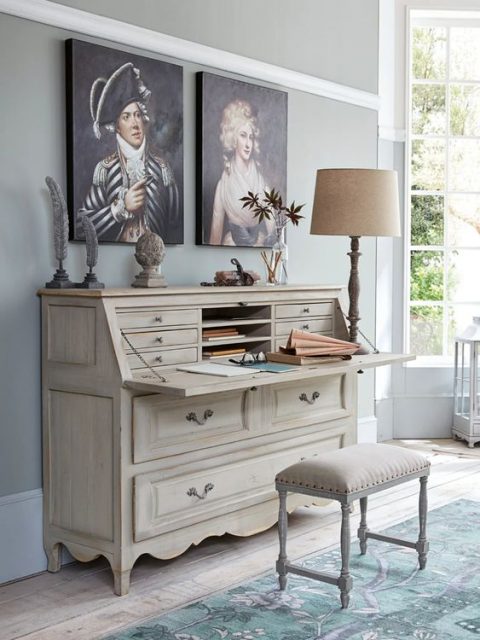 Secretaire mobile barocco
