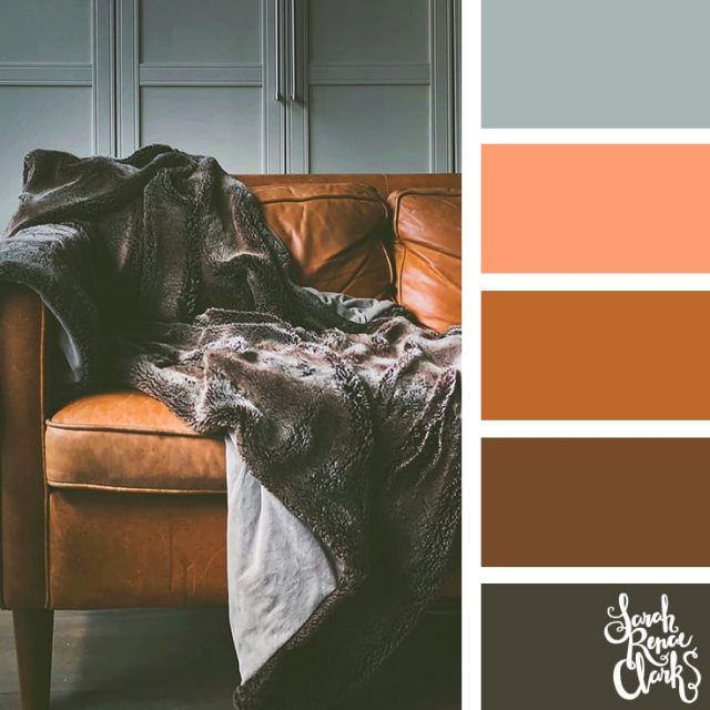 palette colori casa autunno