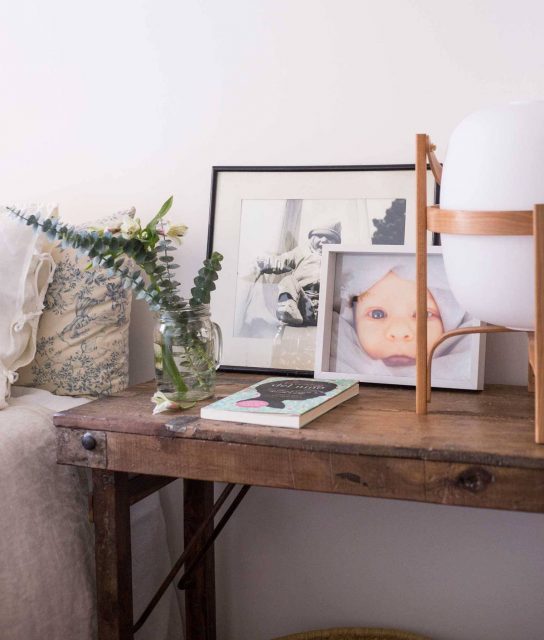 Fotografie appese per decorare casa