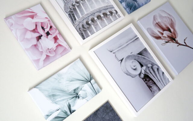 Gallery wall con stampe fotografiche di Posterlounge