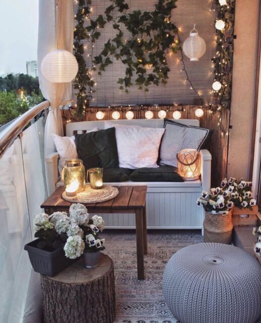 Fili luminosi per le serate d'estate in stile hygge