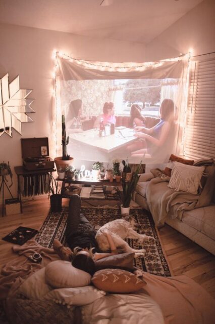 Home cinema per la casa hygge