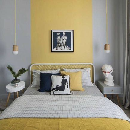 Illuminating e Ultimate Gray per la camera da letto