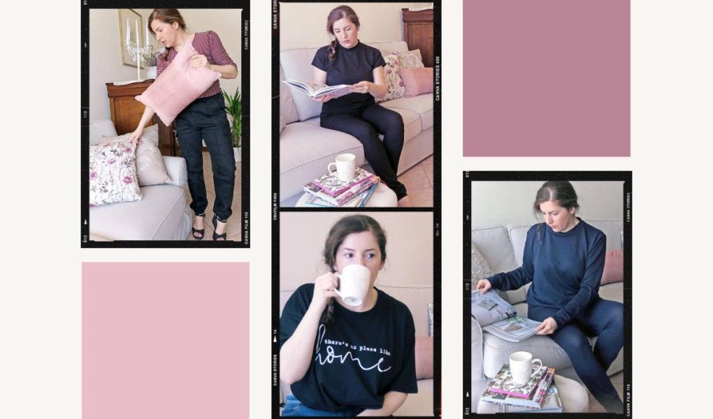 outfit casual chic per lavorare da casa