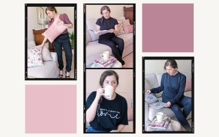 outfit casual chic per lavorare da casa
