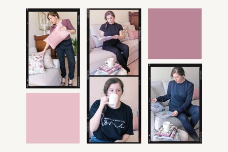 outfit casual chic per lavorare da casa