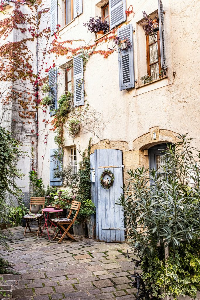 Arredamento giardino vintage francese