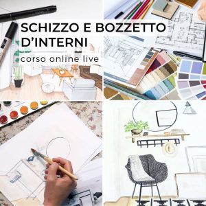 Corso schizzo e bozzetto d'interni