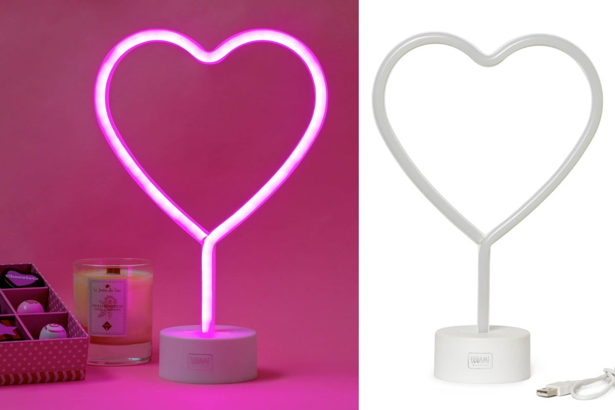 Luce effetto neon da parete Arcobaleno