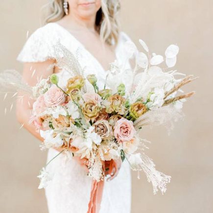 bouquet sposa matrimonio boho chic