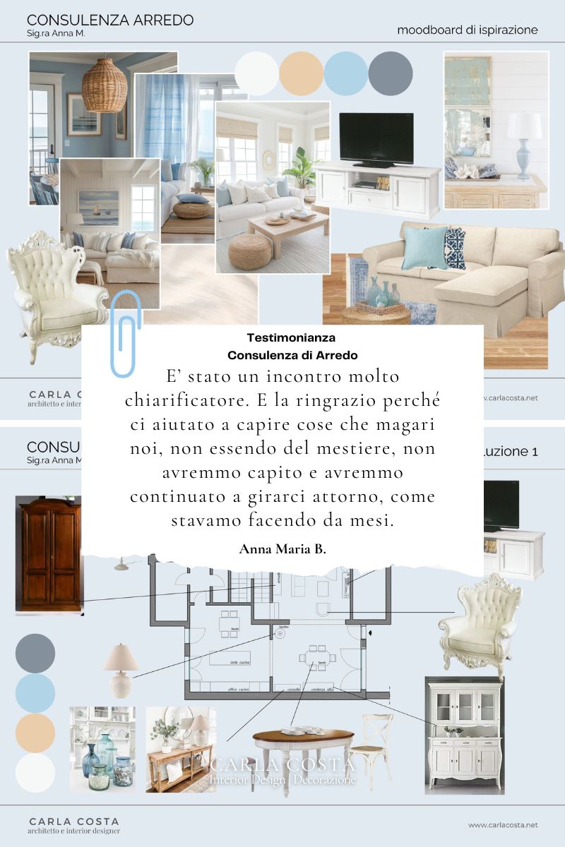 Consulenza di arredo casa al mare