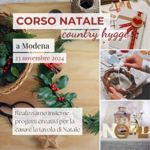 corso natale country hygge modena