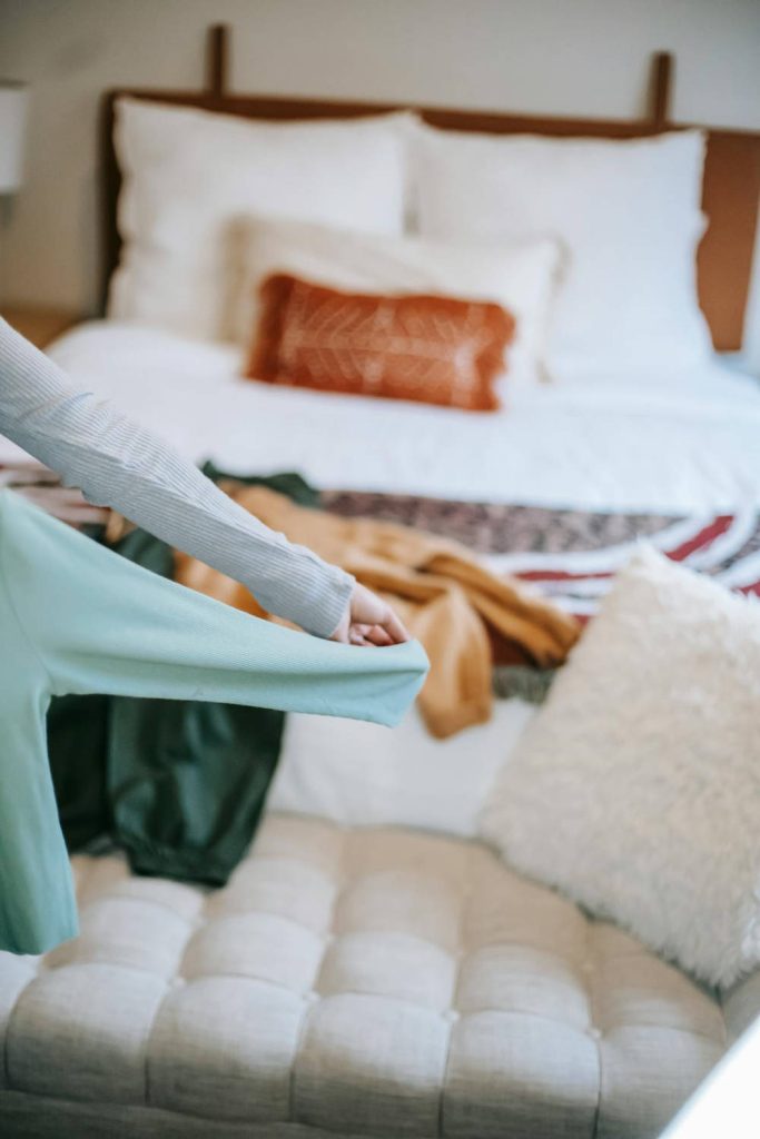 Decluttering in camera da letto
