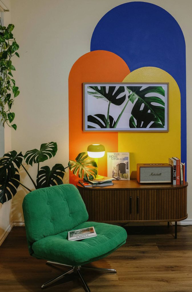 colour blocking per rinnovare le pareti spendendo poco