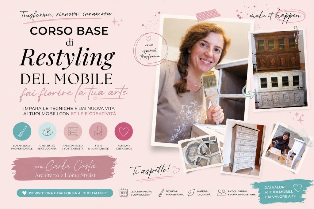 Corso restyling del mobile Carla Costa