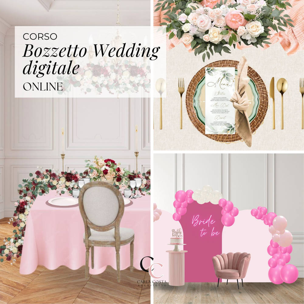 Corso Bozzetto Wedding digitale Carla Costa